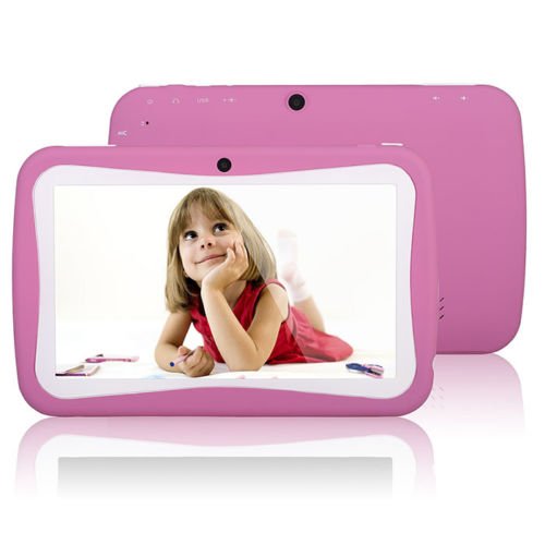 KIDS Tablet Wopad Android 7.1 Rock Chip 3126 Quad Core 8GB Multi Touch Screen- Pink