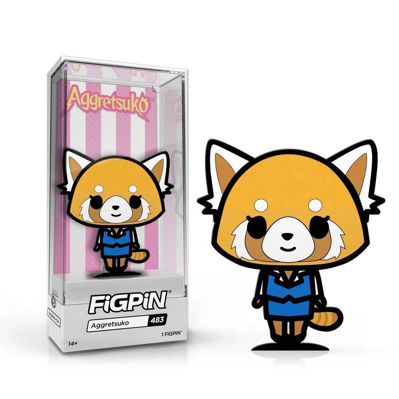 FiGPiN Naruto x Sanrio - Aggretsuko Collector Case