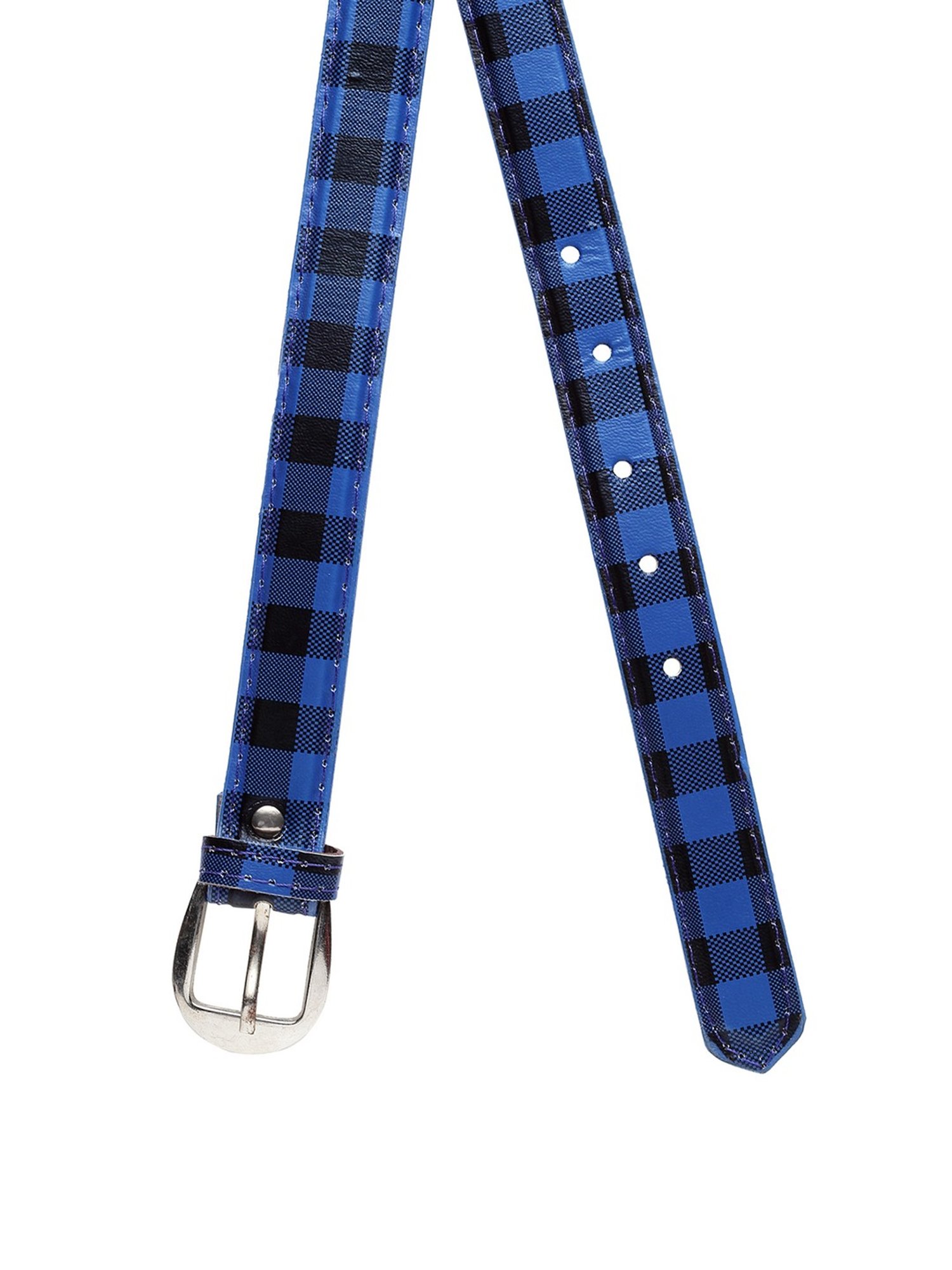 Apsis Blue PU Waist Belt for Women