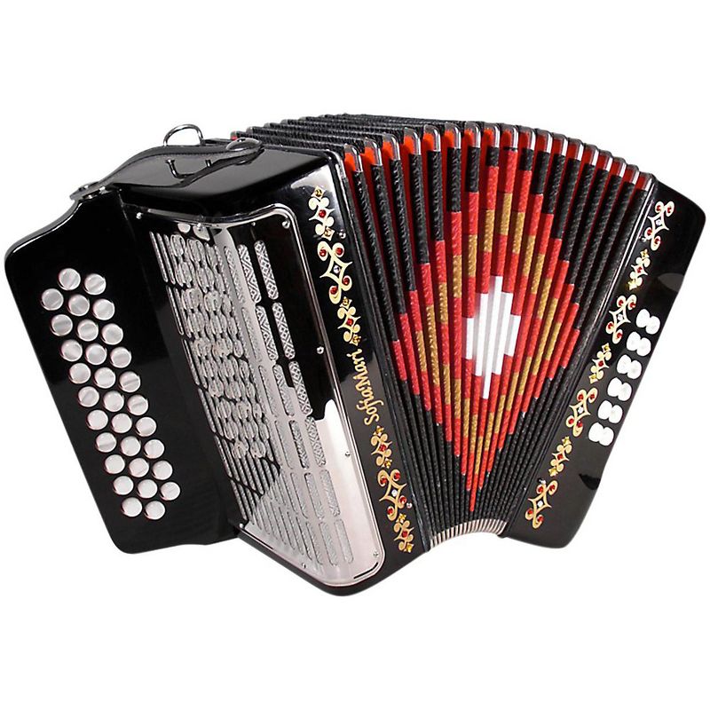 SofiaMari SM3112 Black GCF 31 Button Accordion