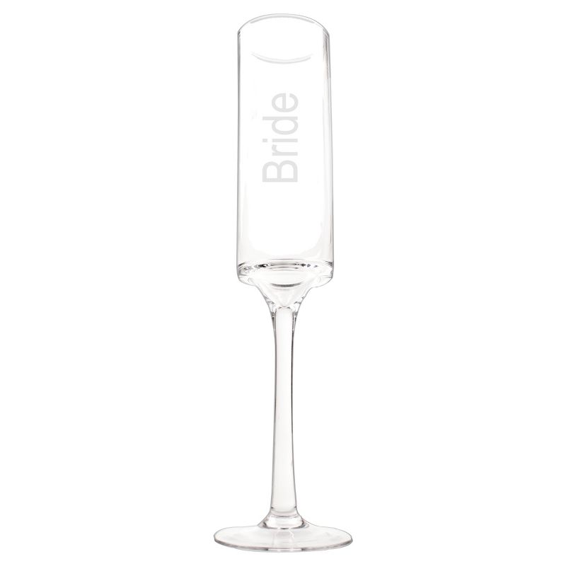 4ct Wedding Party Contemporary Champagne Flutes