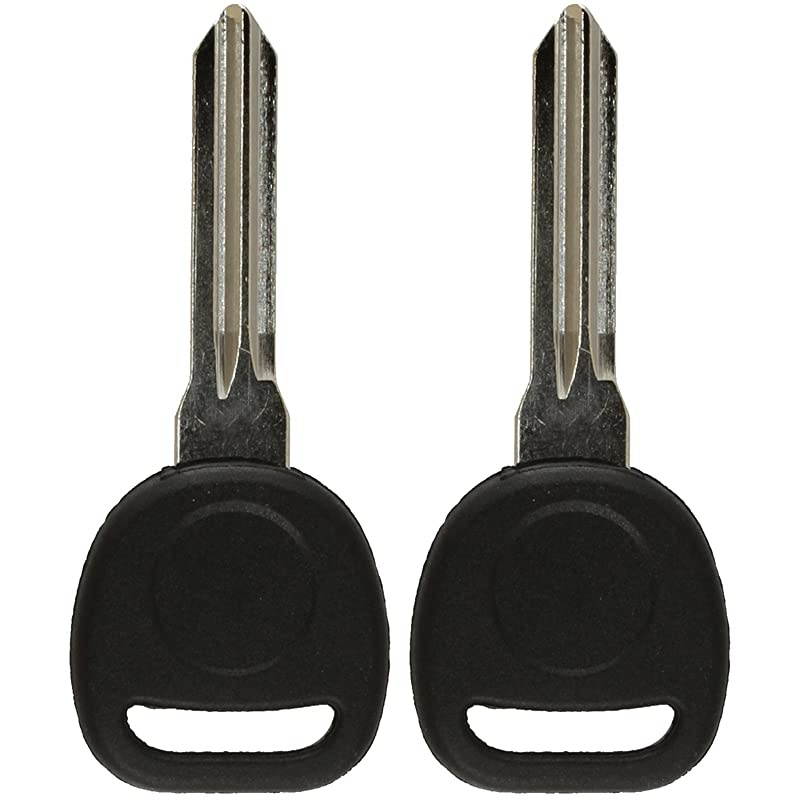 Replacement Key Fob Car Remote and Uncut Transponder Key Compatible with 15913415 25839476 ID 46 2 Pack