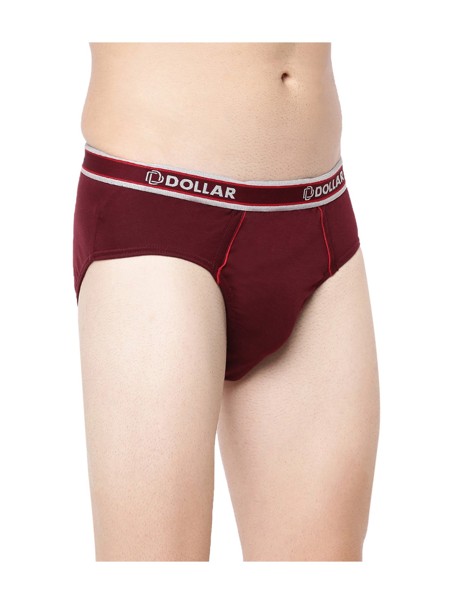 Dollar Bigboss Multicolor Regular Fit Solid Briefs (Pack of 3)