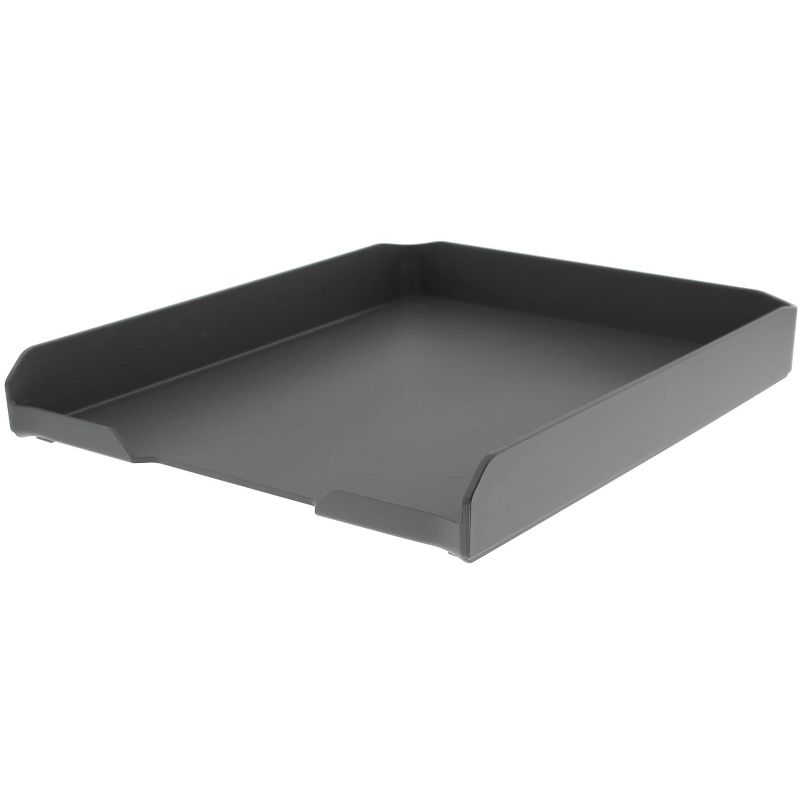 Bostitch Plastic Letter Tray, Stackable, 10.25, Gray KT-TRAY-GRAY