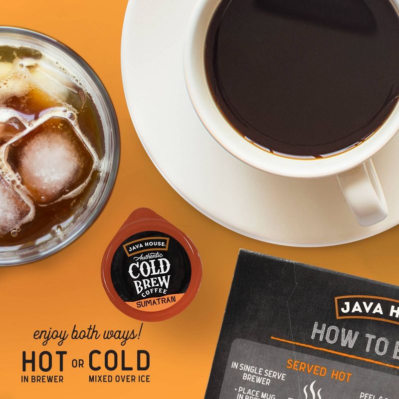 Java House Cold Brew Sumatran Dark Roast Single Serve - 12ct