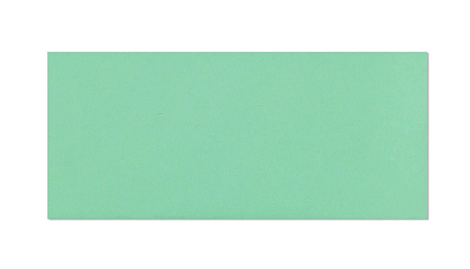 #9 Green Regular Envelopes - Colored Envelopes Letter Size Documents - Blank 3 7/8 x 8 7/8 Colored Business Envelopes (Pack of 100)