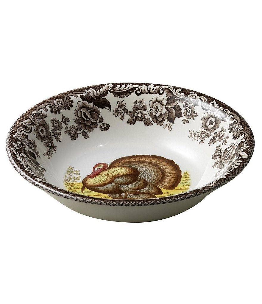 Spode Woodland Turkey Ascot Cereal Bowl