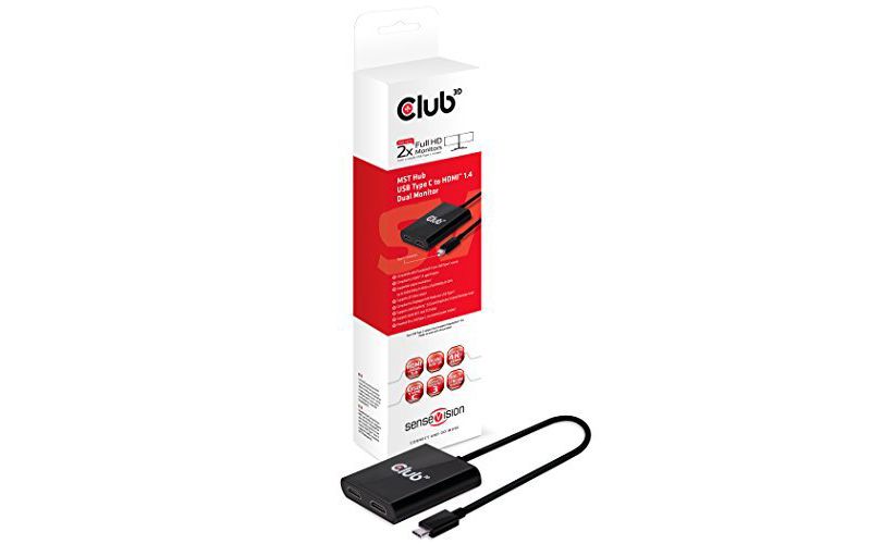 Club3D CSV-1546 USB-C to HDMI Multi-Monitor Splitter - 2-Port MST Hub