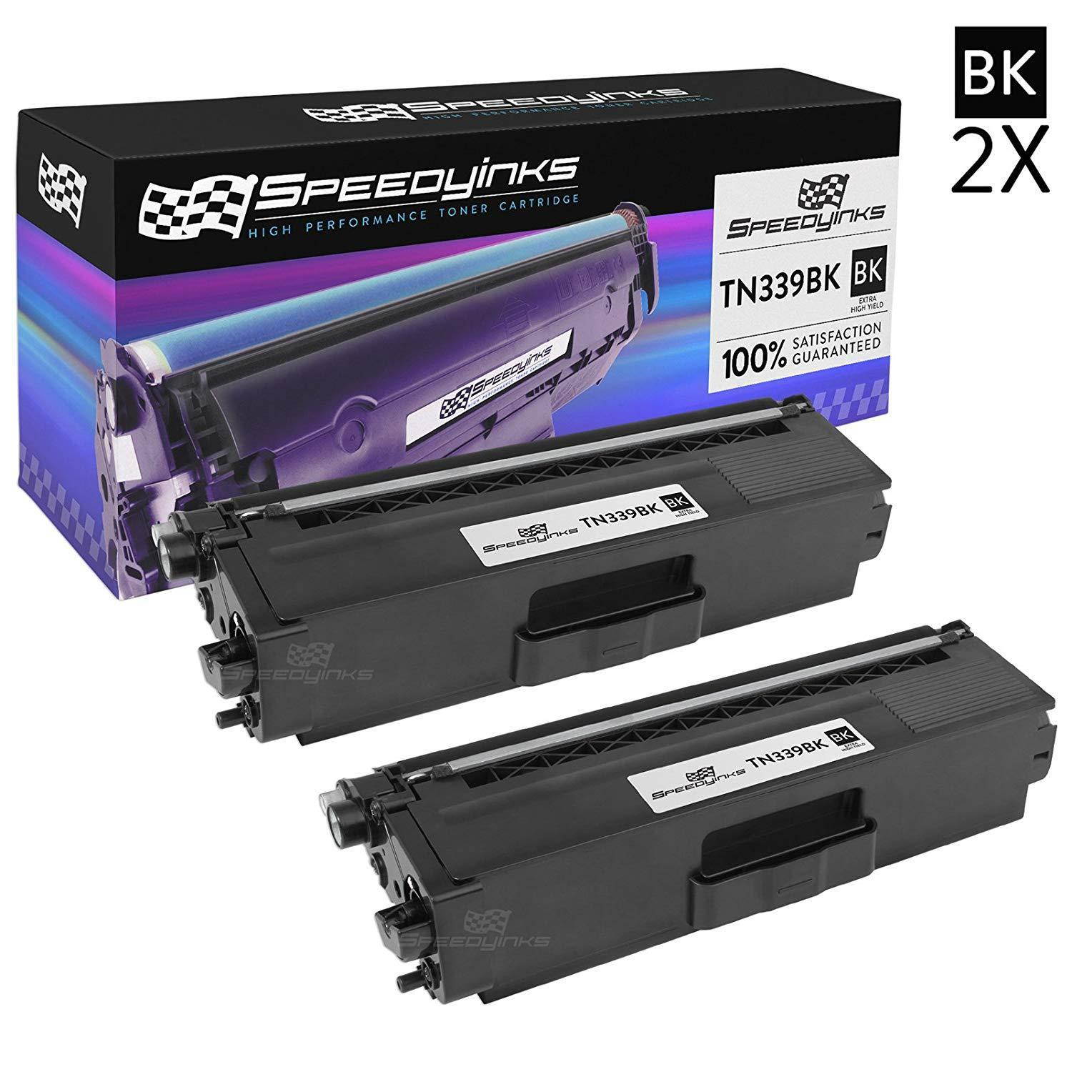 Speedy Inks Compatible Toner Cartridge Replacement for Brother TN339BK Super High Yield (Black, 2-Pack)