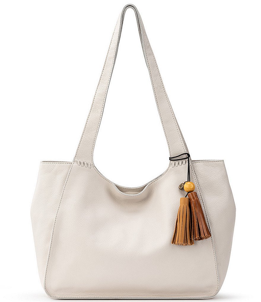 The Sak Huntley Leather Snap Tote Bag