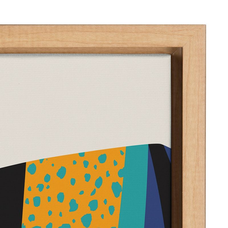 6pc 13" x 13" Sylvie Animal Framed Canvas Wall Art by Rachel Lee Natural - Kate and Laurel