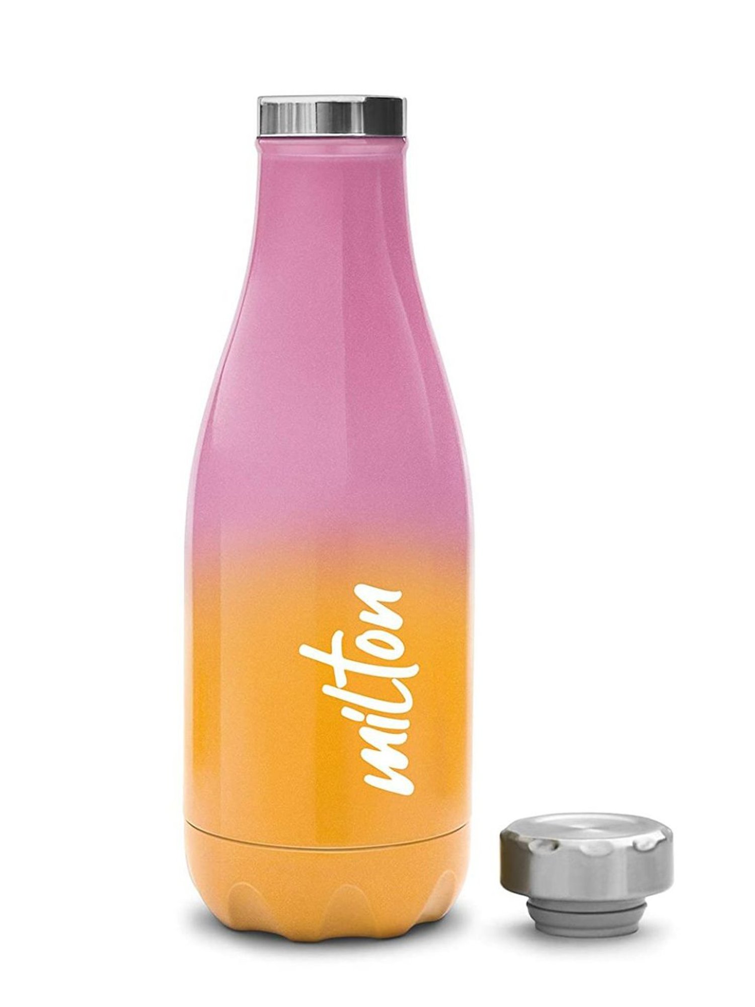 Milton Pink & Blue Stainless Steel Thermosteel Vaccum Insulated Hot & Cold Water Bottle (0.82 L)