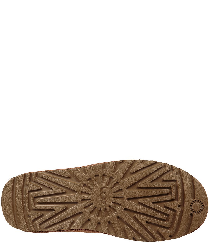 UGG&reg; Men's Scuff Logo Suede Slippers