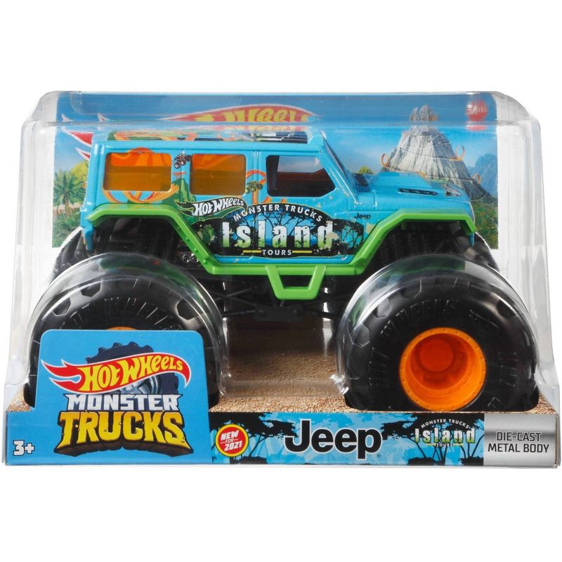 Hot Wheels Monster Truck 1:24 Scale - Island Tours