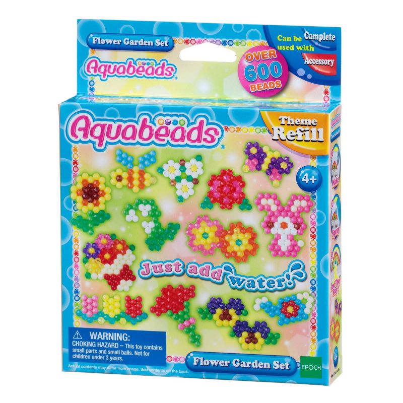 Aquabeads 600+ Flower Garden Set Theme Refill