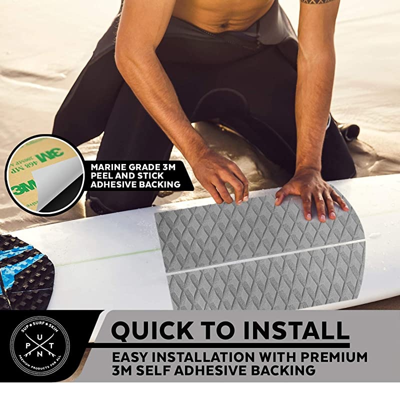 Slip Traction Mat - -Skid Marine Boat Flooring & Paddleboard Grip Pad - Versatile Mats for Paddle Board, Kayak, Surfboard, Skimboard, SUP & Deck Floor Padding - Customizable 3M EVA Foam Sheet