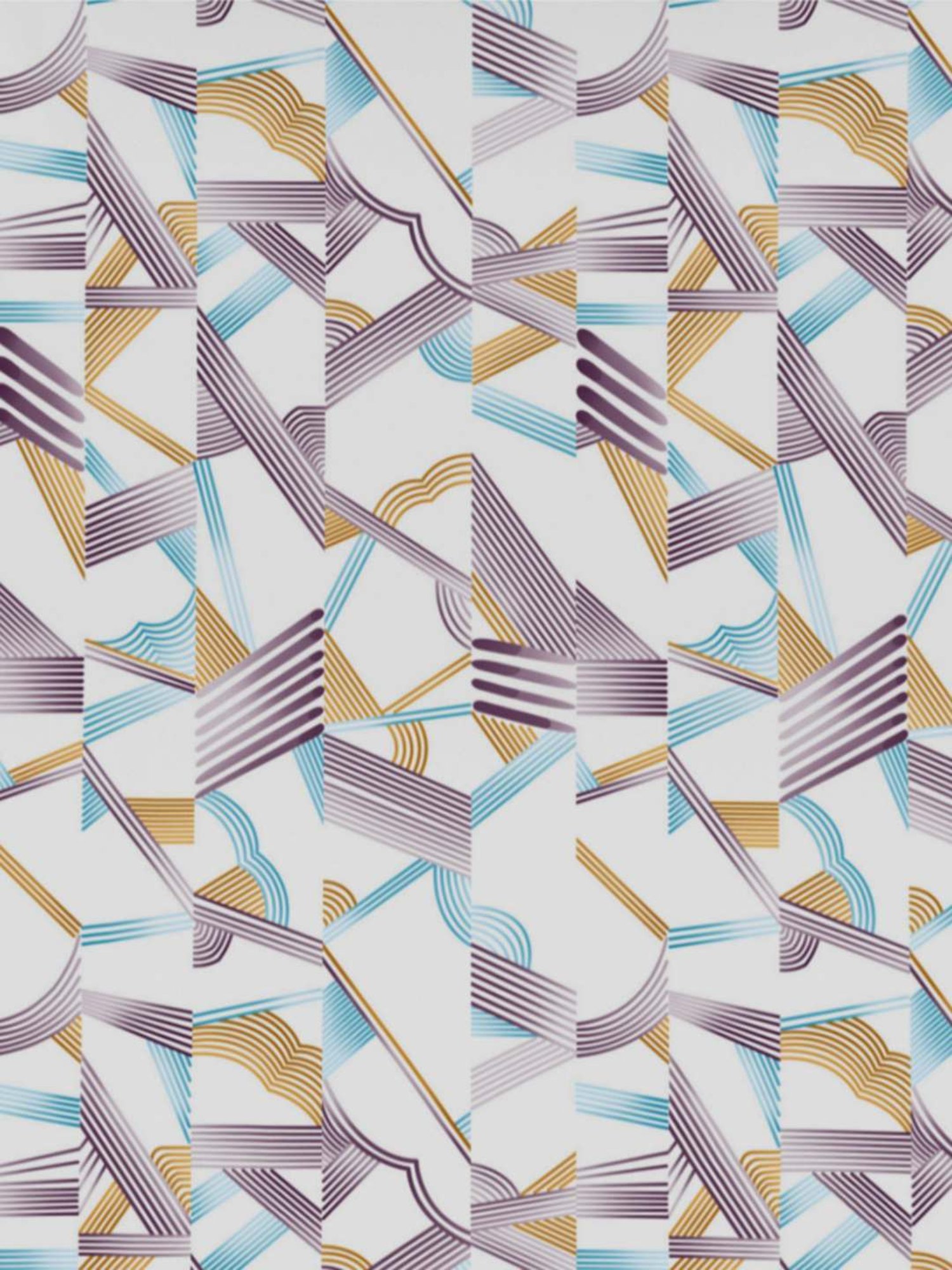 Spaces Geometric Multicolor 144 TC Cotton Single Quilt