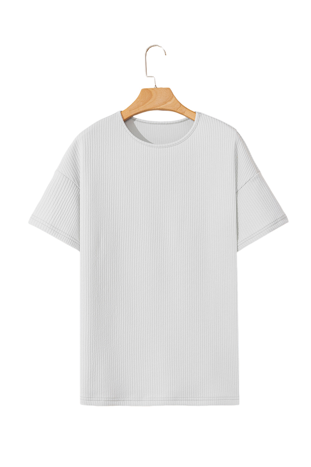 Red Cheetah Print Casual Short Sleeve Crew Neck T Shirt