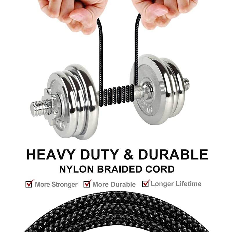 USB A to USB C Cable Fast Charging, [5-Pack, 3/3/6/6/10 ft]  Type C Fast Charger Power Cord Compatible with Samsung Galaxy Note 9 / Note 10 / Note 20, S9 S10 S20 S21 Ultra S10E, Nylon Braided