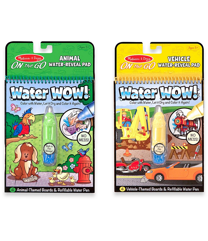 Melissa & Doug Water Wow! Vehicles & Animals Bundle Activity Set