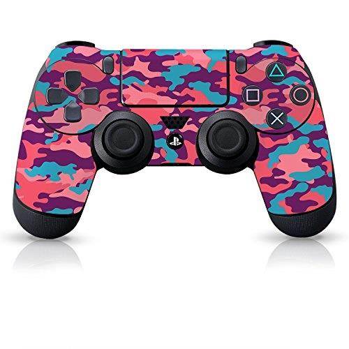 controller gear officially licensed controller skin  bubble gum camo  playstation 4