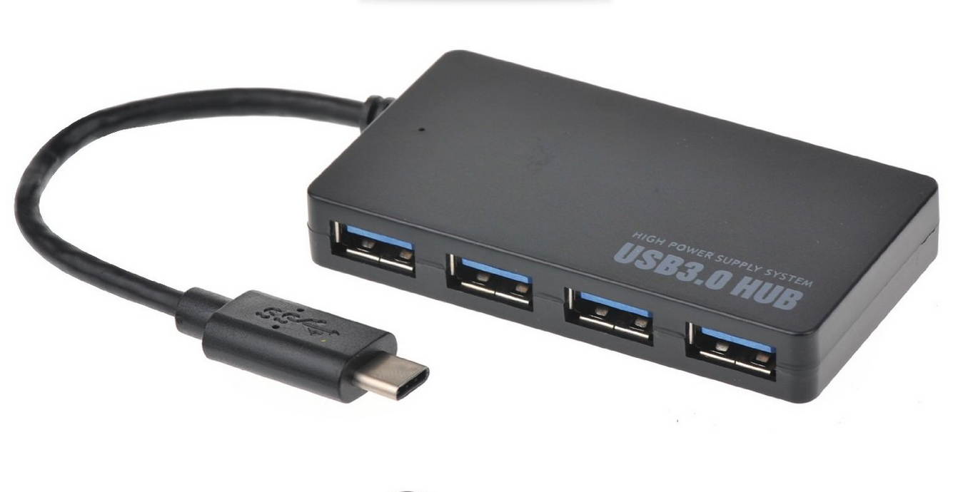 USB 3.1 Type C To USB 3.0 Multi 4 Ports Hub Adapter USB extension splitter converter USB-C 3.1 Type C to 4 Ports USB 3.0 Hub Type A for 2015 New Apple Macbook 12"