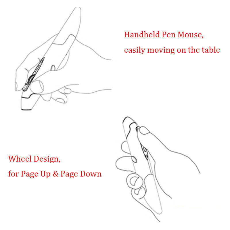 2.4GHz Optical Usb Wireless Pen Mouse for PC Laptop PPT Drawing Teaching Speech