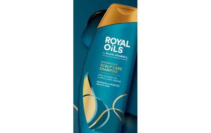 Royal Oils by Head & Shoulders Moisture Boost Scalp Care Shampoo for Natural, Coily and Curly Hair - 13.5 fl oz