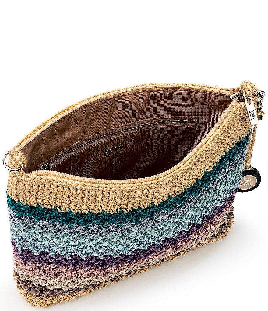The Sak 3 In 1 Demi Classic Hand-Crochet Zip Crossbody Bag