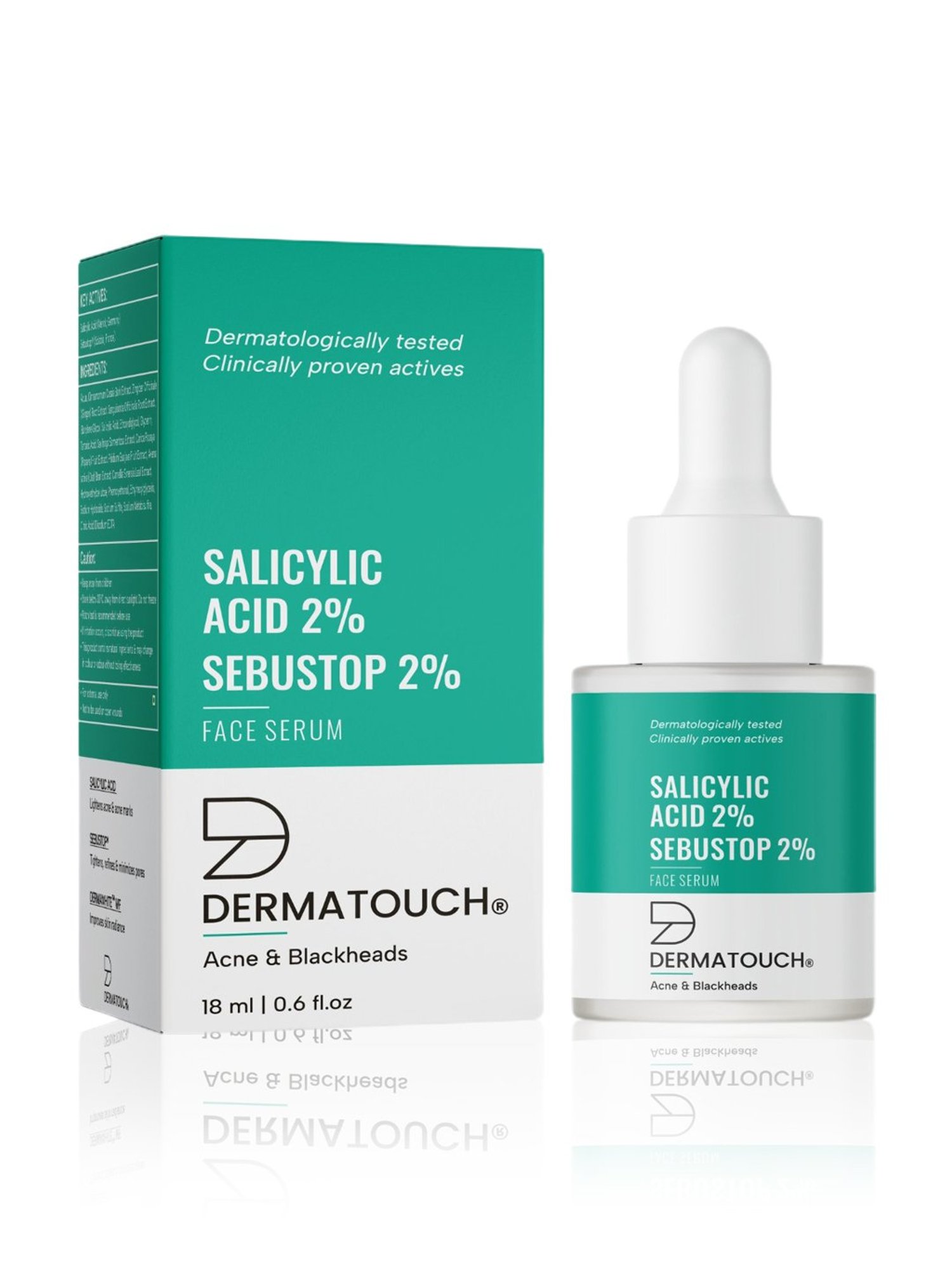 DERMATOUCH Salicylic Acid 2% & Sebustop 2% Face Serum - 18 ml