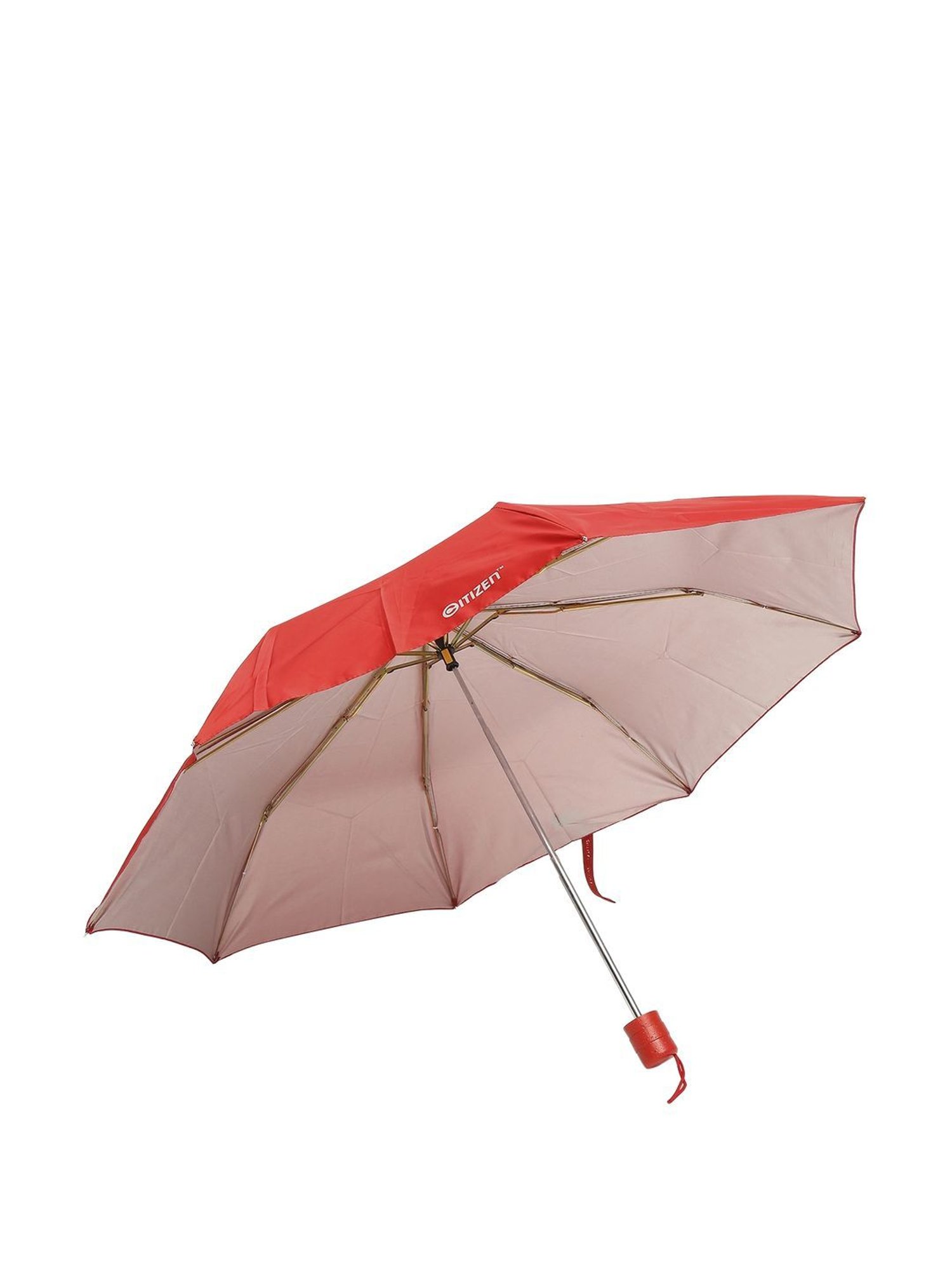 Citizen Red Solid Free Size Umbrella