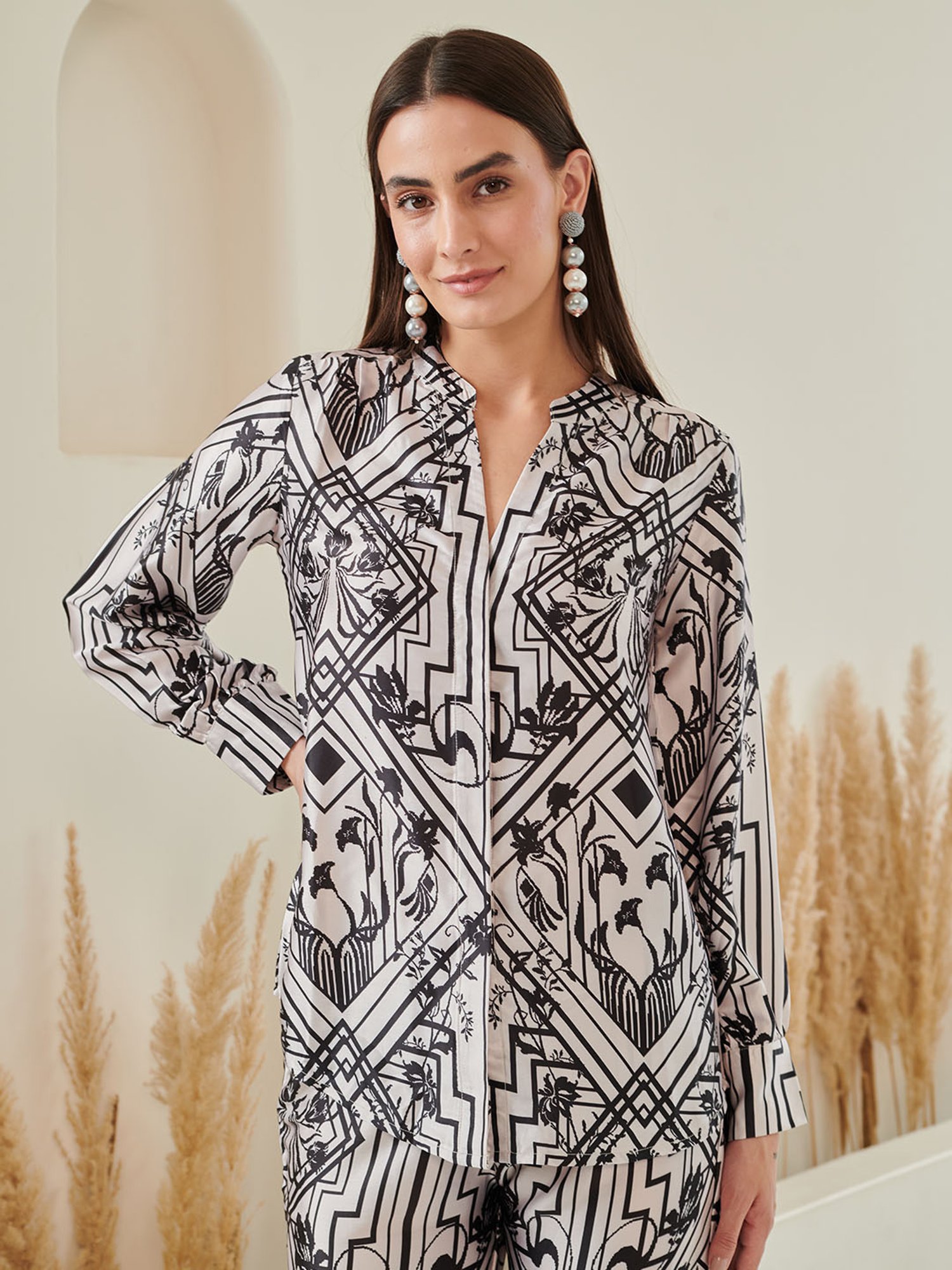 Dusk Attire White Valentina Co-ord Set