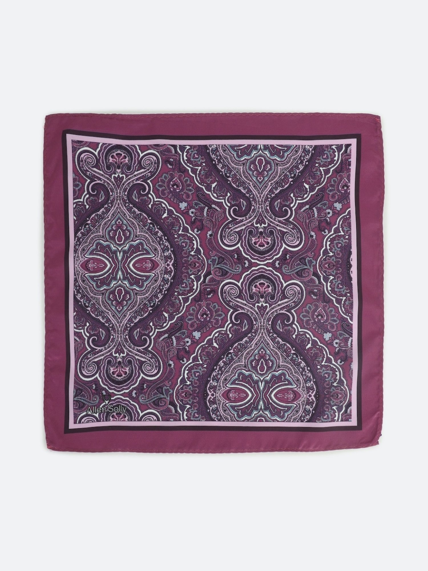 Allen Solly Purple Printed Pocket Square