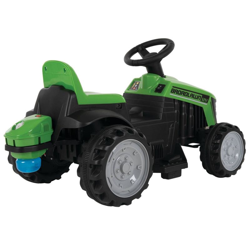 Huffy 12V Broadlawn Tractor with Bubble Maker Powered Ride-On