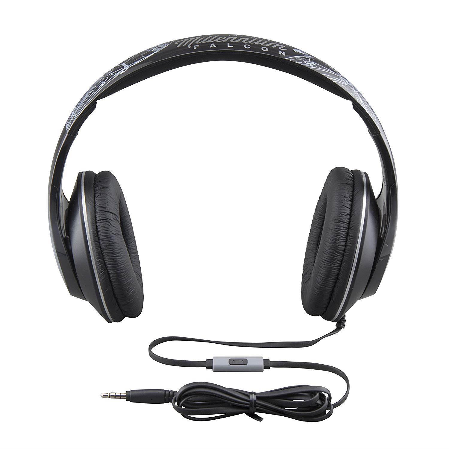 Star Wars Han Solo Movie Millenium Falcon Over the Ear Headphones with Built in Microphone