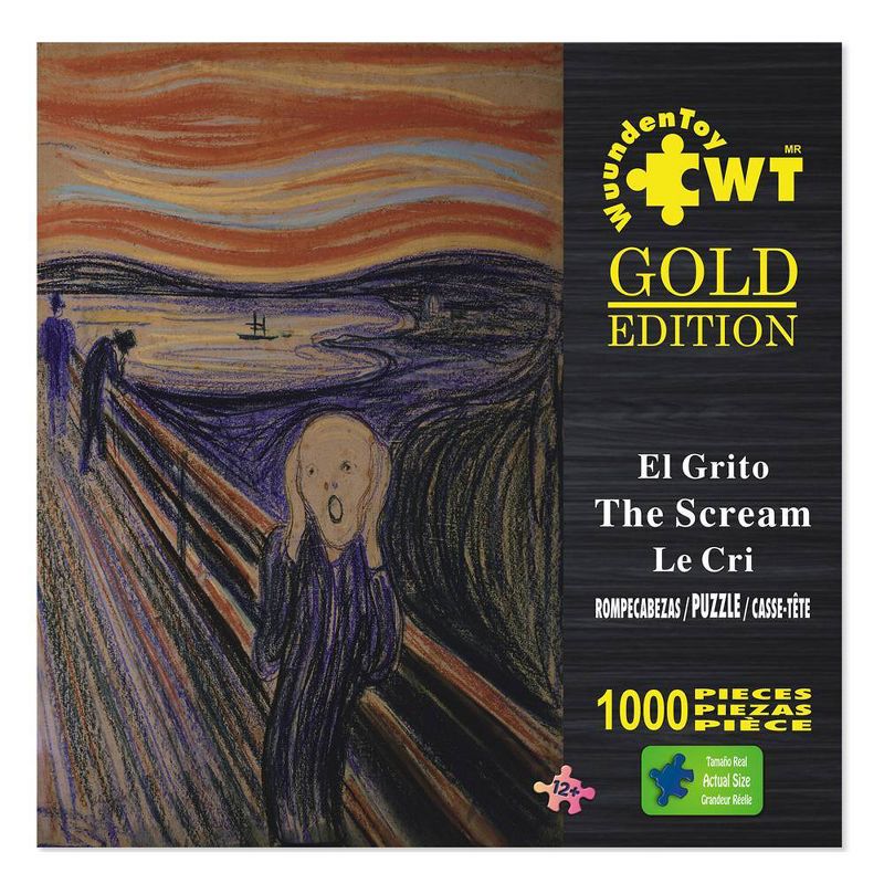 Wuundentoy Gold Edition: The Scream Jigsaw Puzzle - 1000pc