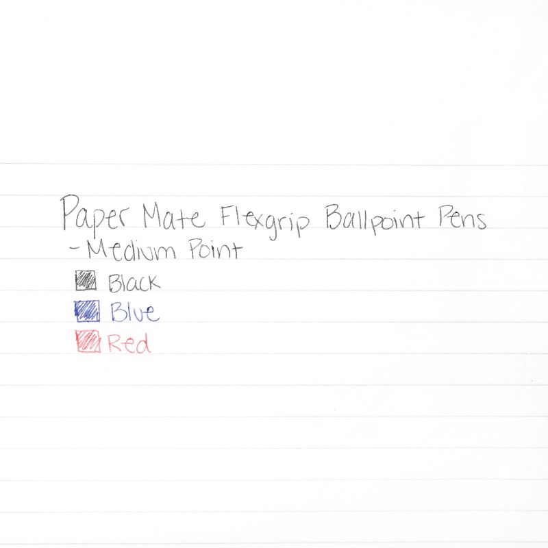 Paper Mate FlexGrip Elite Pink Ribbon Pen Ballpoint Retractable Black Ink Medium Dozen 70672