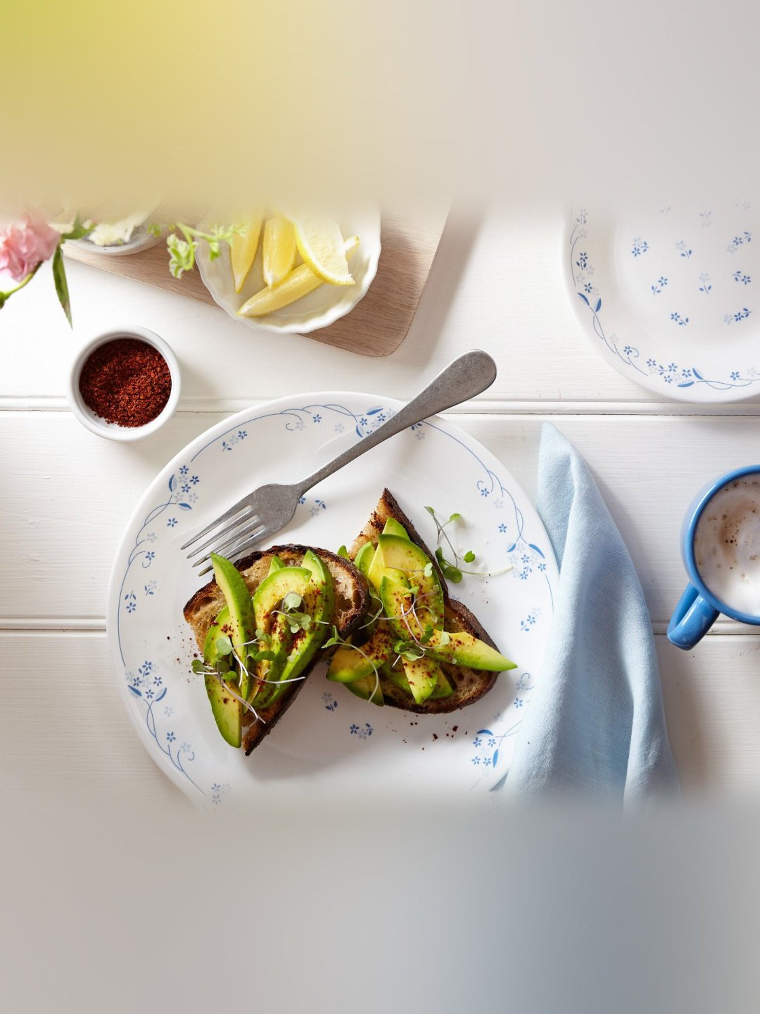 Corelle Livingware Provincial Blue 31cm Oval Serving Platter