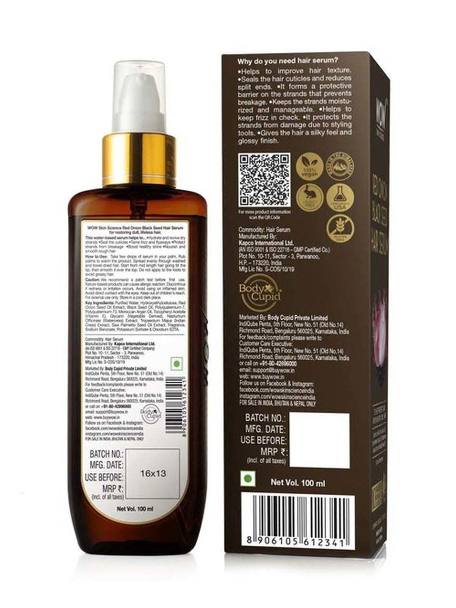 Earthraga Hair Gain Redensyl Serum - 50 ml