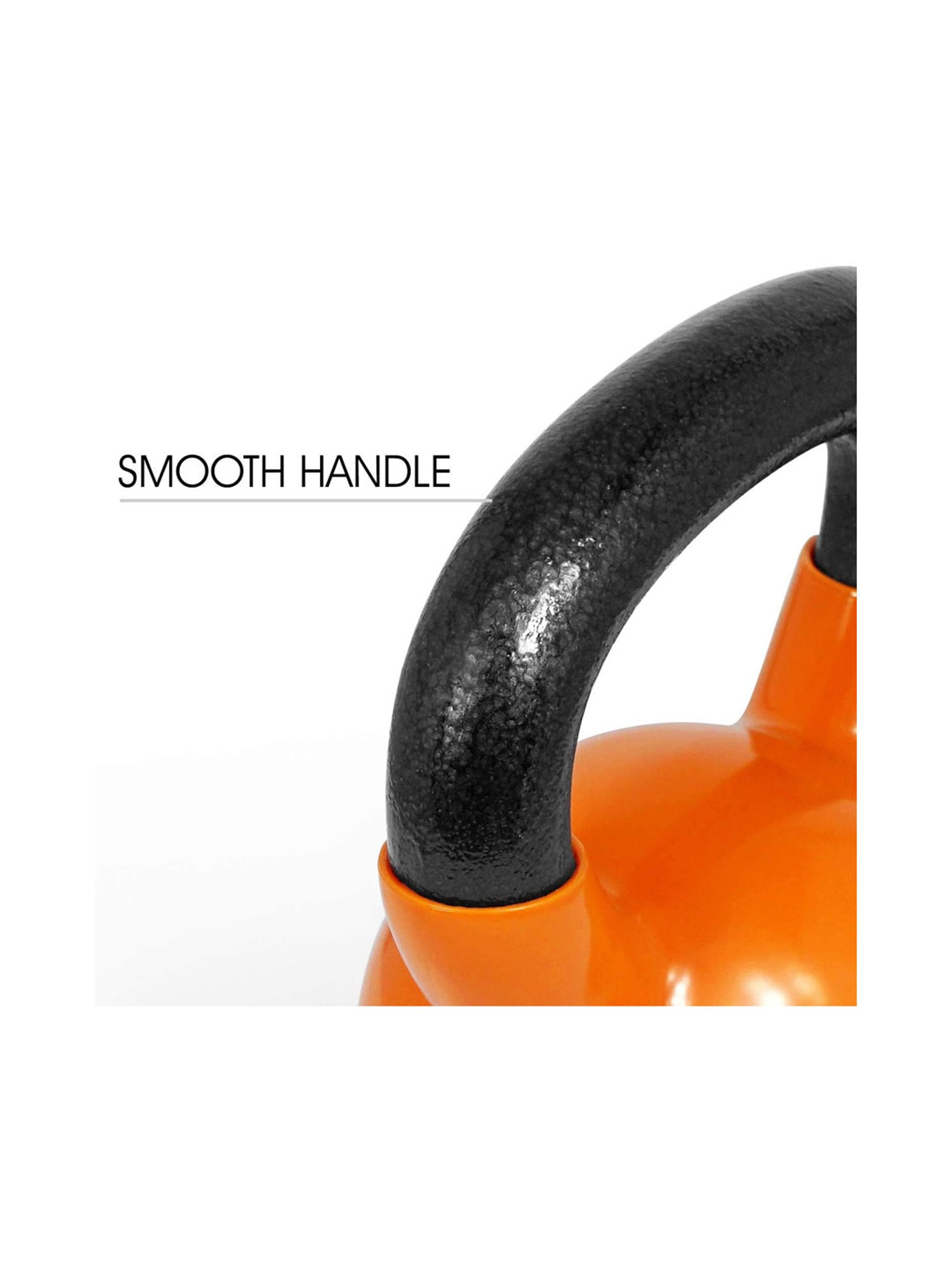 KAKSS Vinyl Half Coating Kettlebells (Red) Size - 8KG