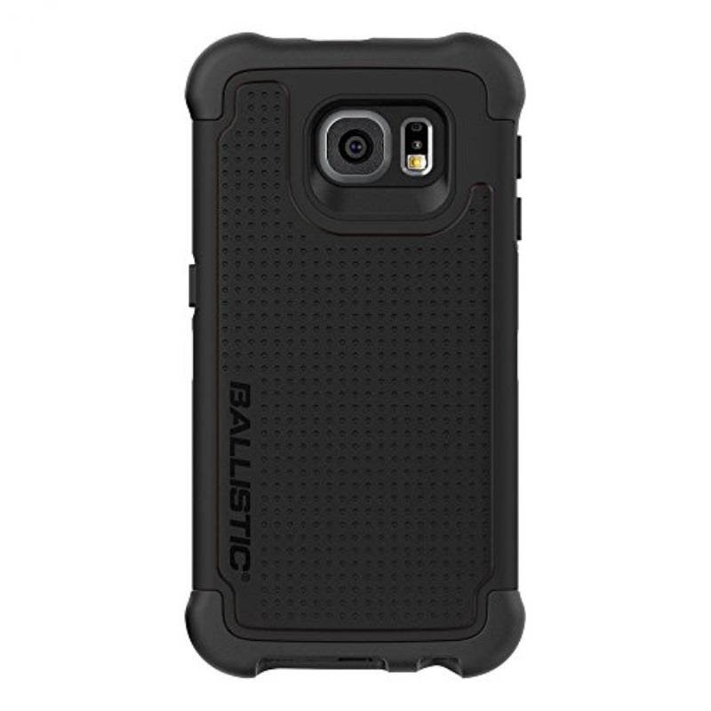 Ballistic Galaxy S6 Case [Tough Jacket ] Heavy Duty Six-sided Drop Protection [Black] 7ft Drop Test Certified Case, Rugged Protective Case for Samsung Galaxy S6