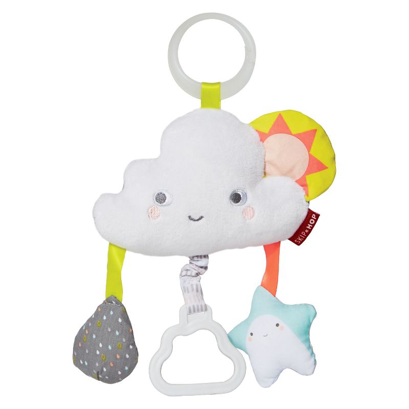 Skip Hop Silver Lining Cloud Jitter Stroller Baby Toy