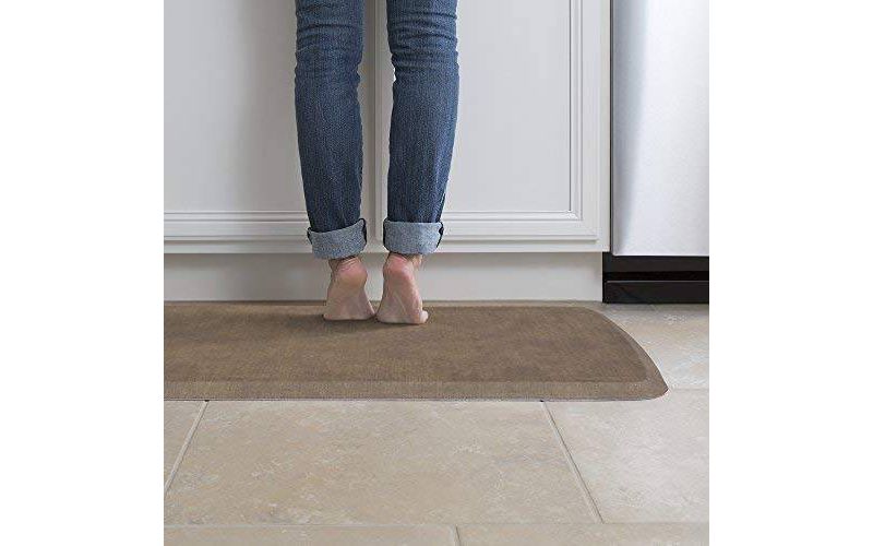 20"x34" Medallion Accent Kitchen Rug Blue - Threshold™