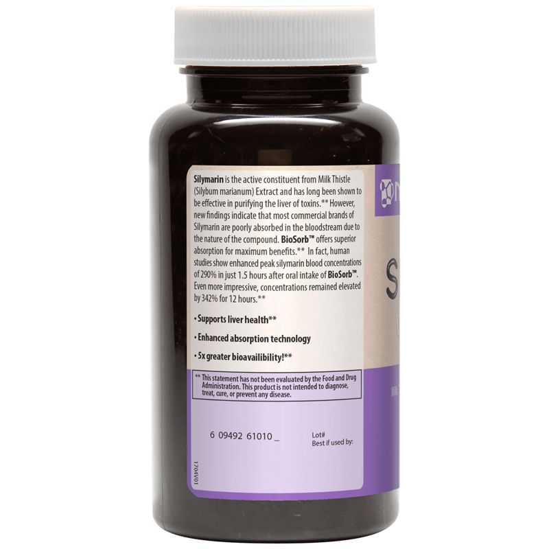 MRM Silymarin with Biosorb, 60 Vegan Capsules, Herbal Supplements