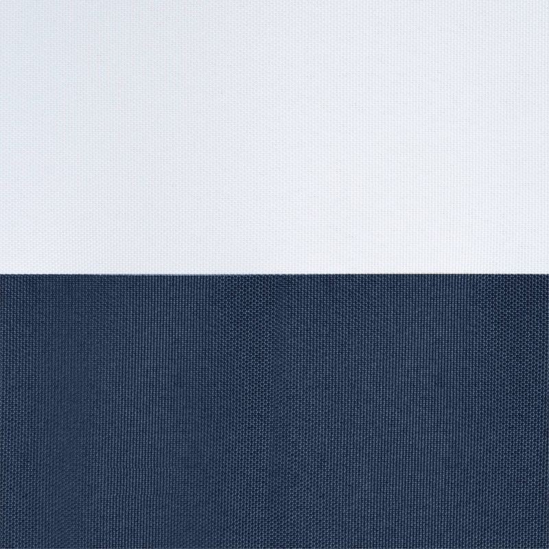 Porter Striped Shower Curtain Navy - Zenna Home