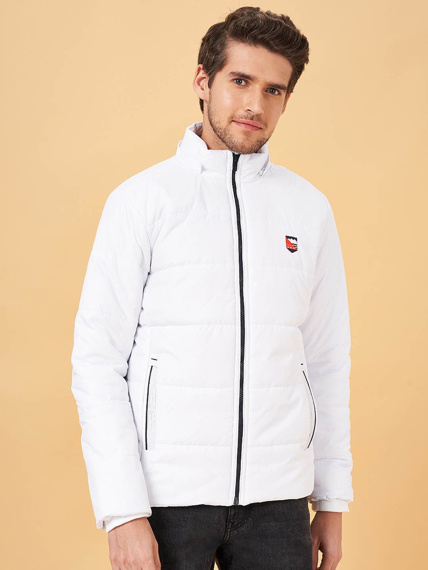 Hummel Blue Regular Fit Solid Jacket