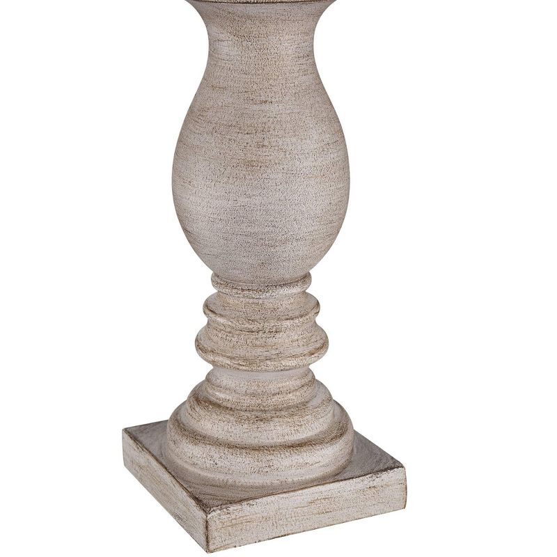 Regency Hill Patsy Beige Washed Black Shade Table Lamps Set of 2