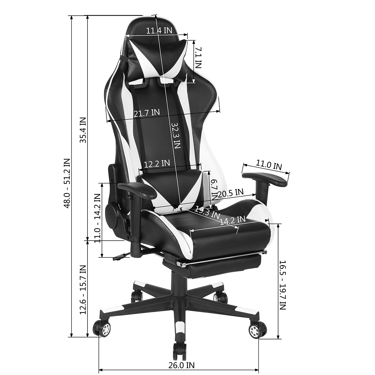 Racing Game Chair Office Gaming Chair PU Executive Computer Desk Seat