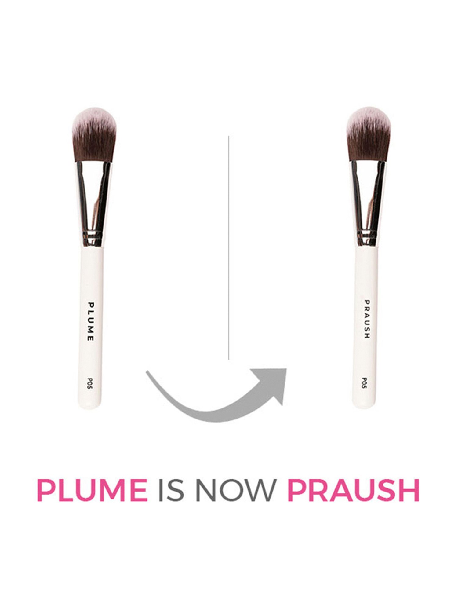 Praush Professional Flat Foundation Application Brush - P05