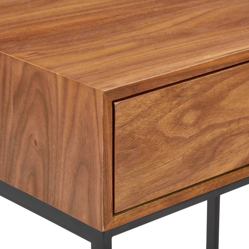 Milo Side Table Walnut - ClickDecor